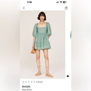 RHODE Daya Dress Size 4